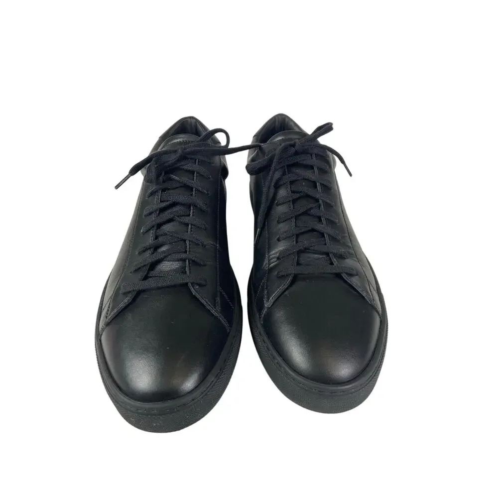 Oliver Cabell Low 1 Leather Sneaker Jet Black Mens Size 44/ US 11